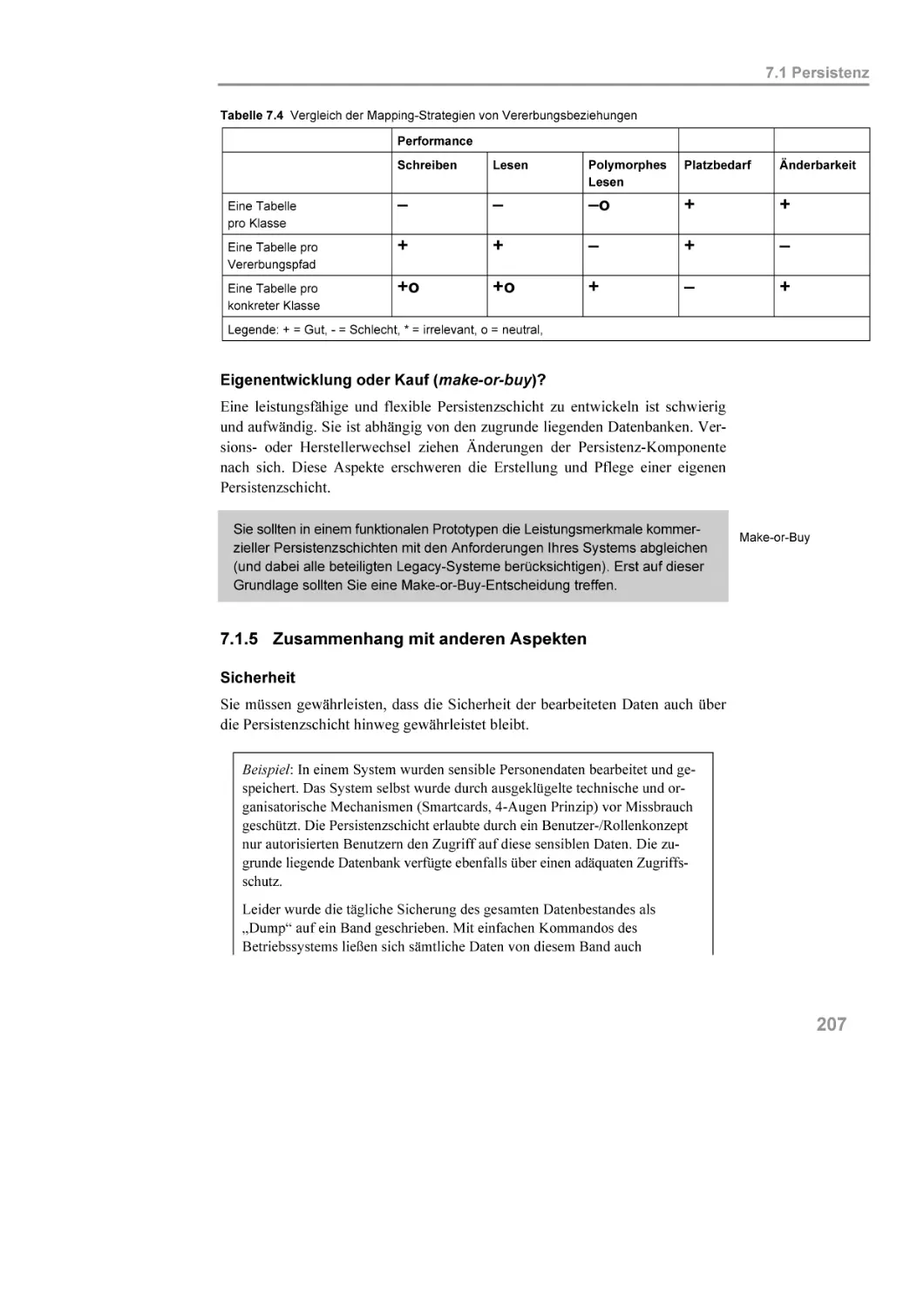 7.1.5 Zusammenhang mit anderen Aspekten