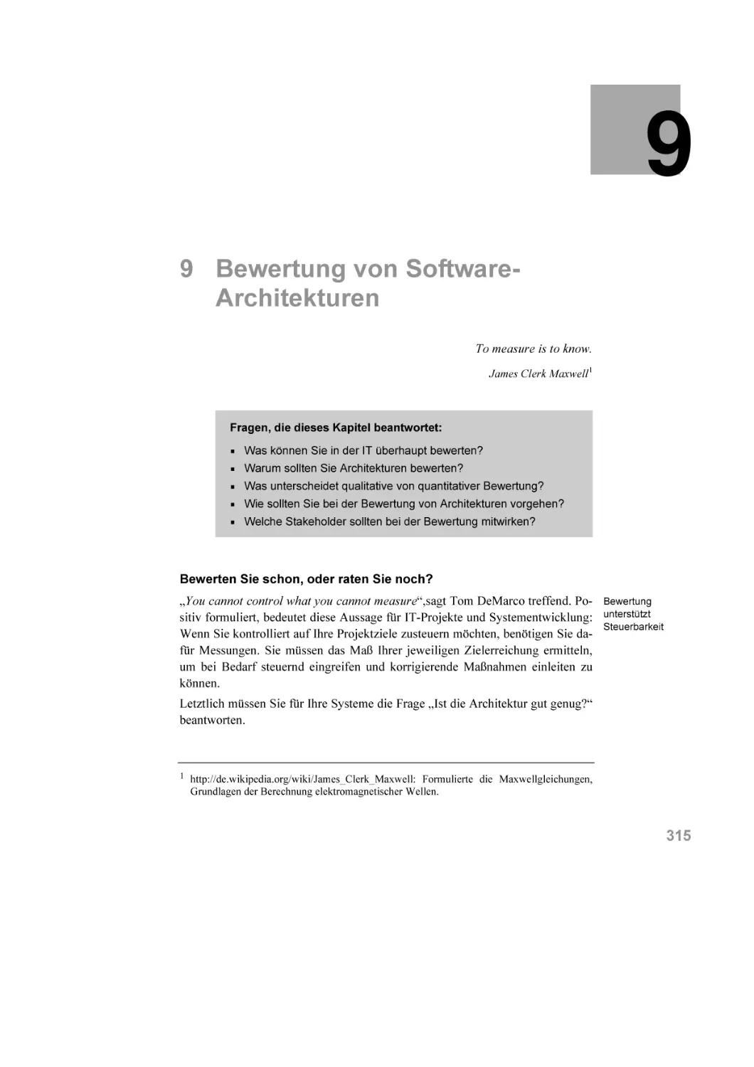 9 Bewertung von Software-Architekturen