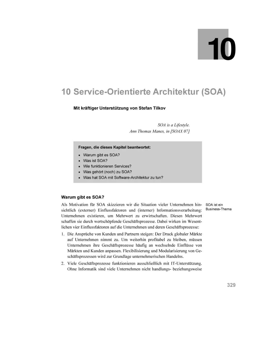 10 Service-Orientierte Architektur (SOA)