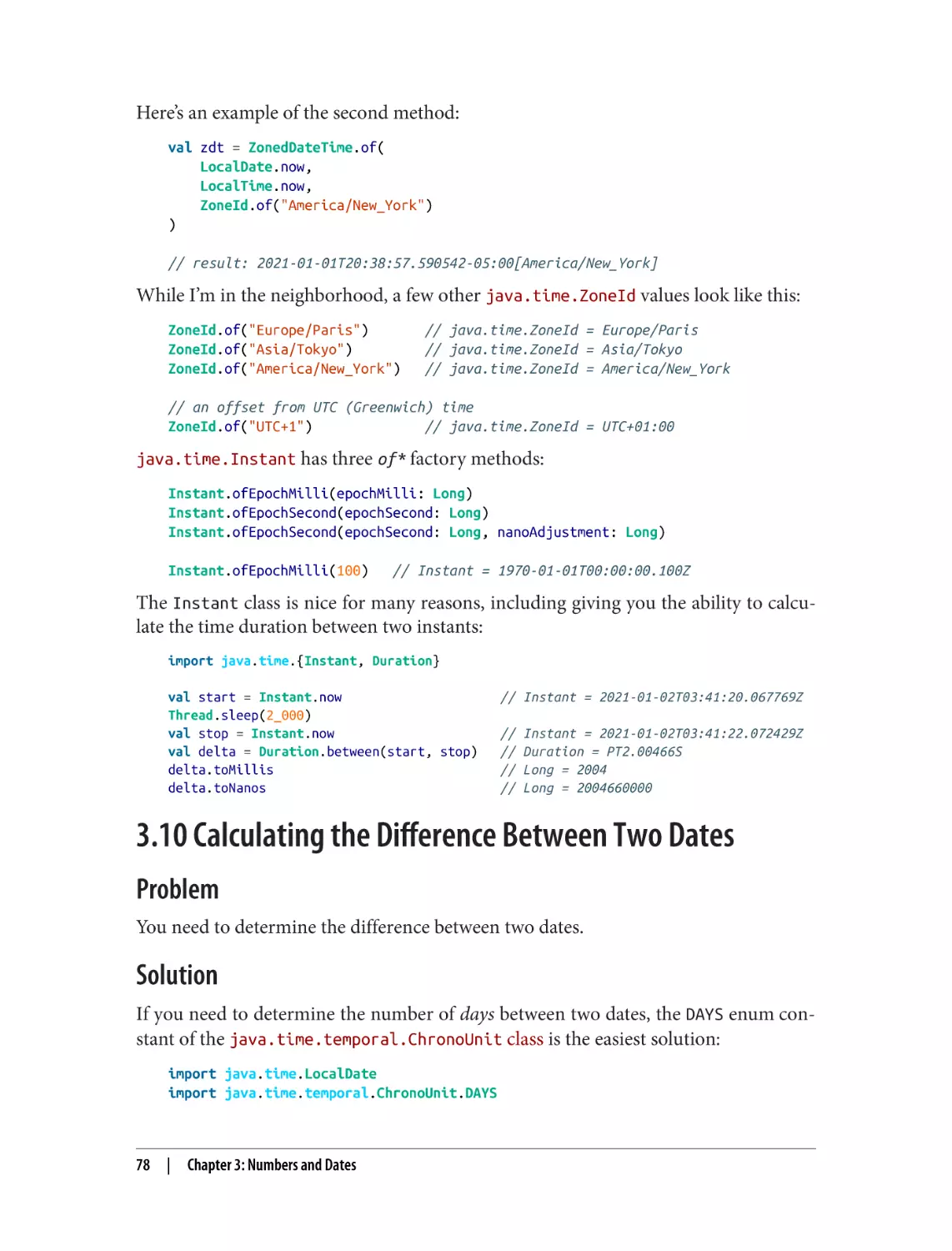 3.10 Calculating the Difference Between Two Dates
Problem
Solution