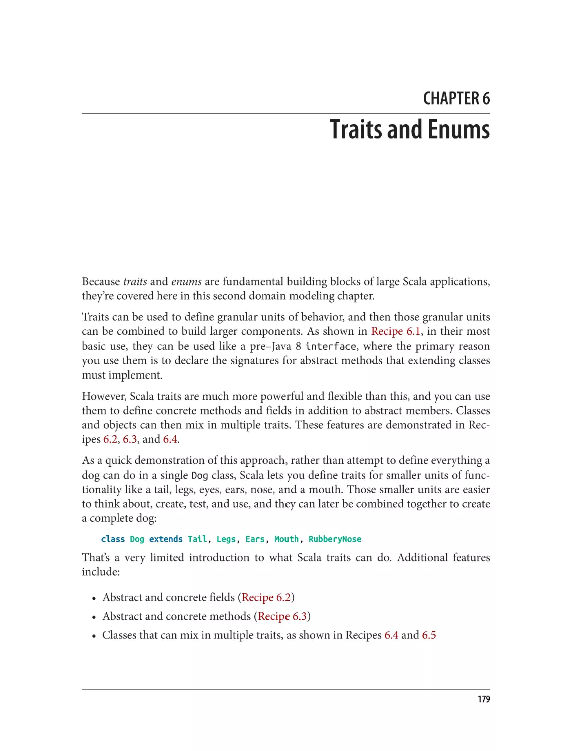 Chapter 6. Traits and Enums
