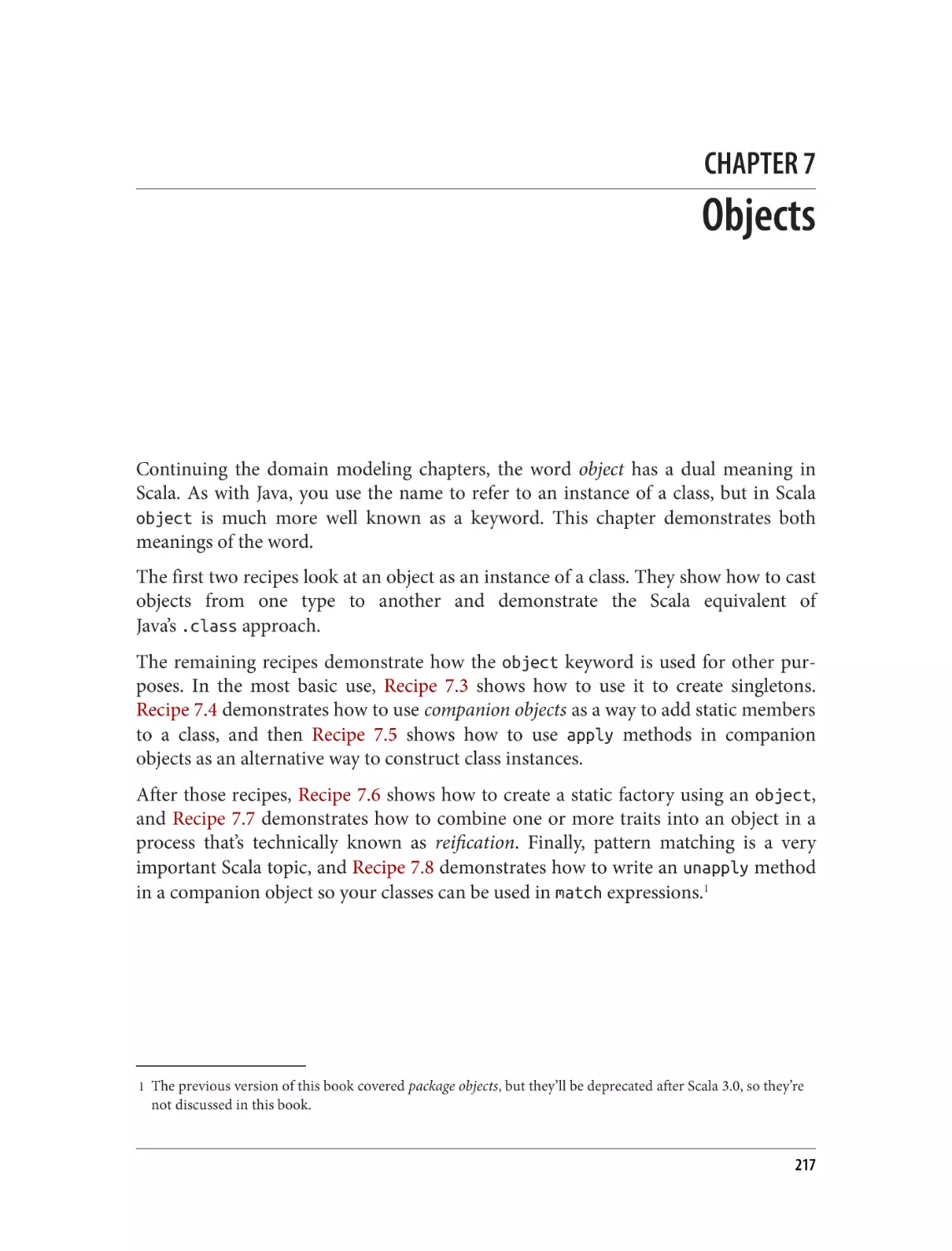 Chapter 7. Objects