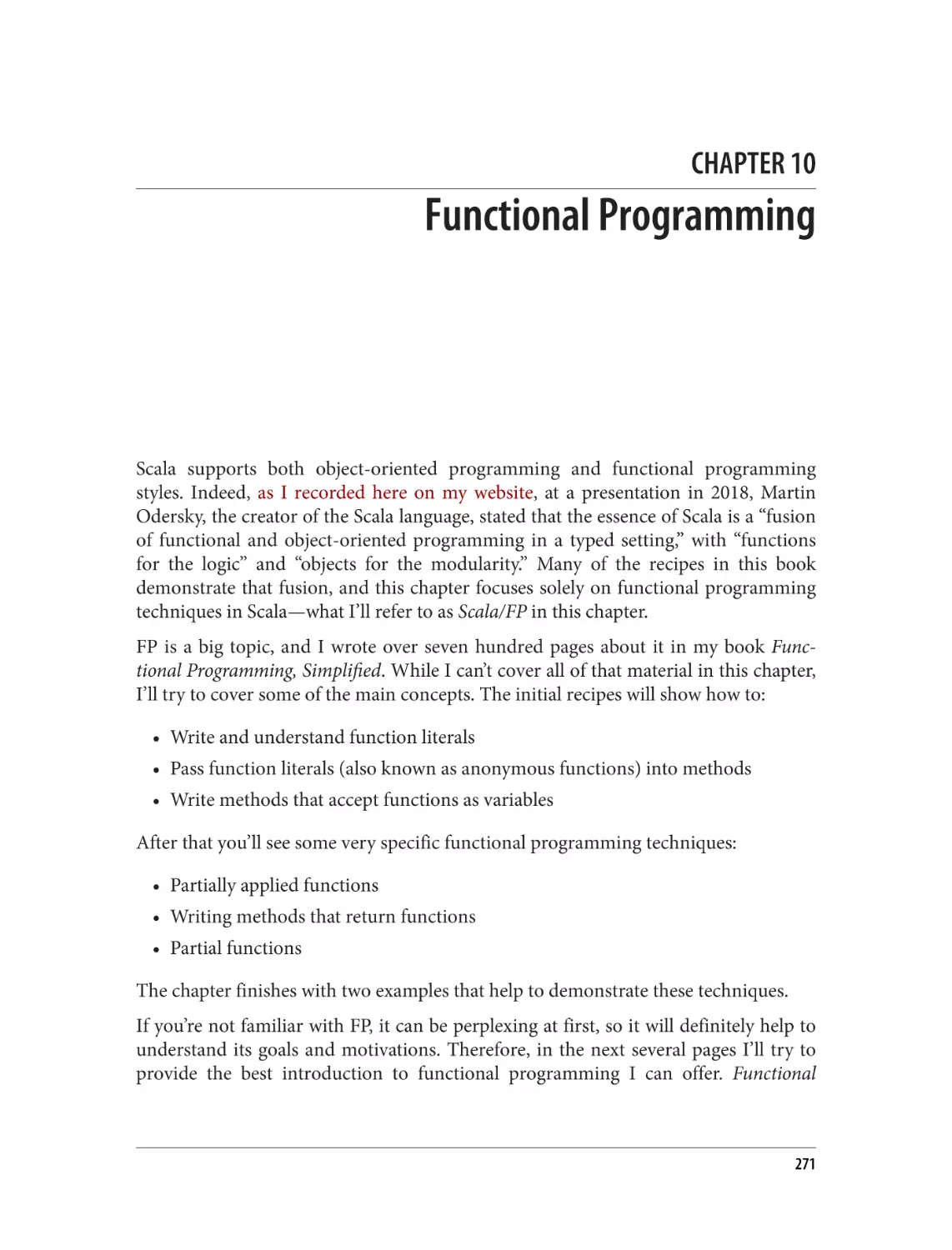Chapter 10. Functional Programming