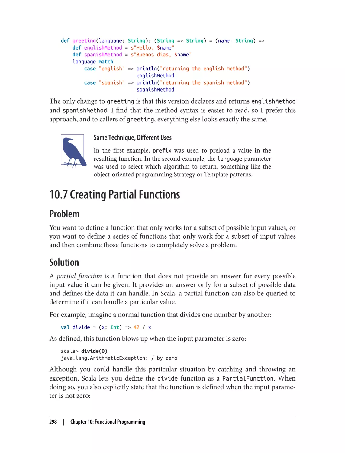 10.7 Creating Partial Functions
Problem
Solution