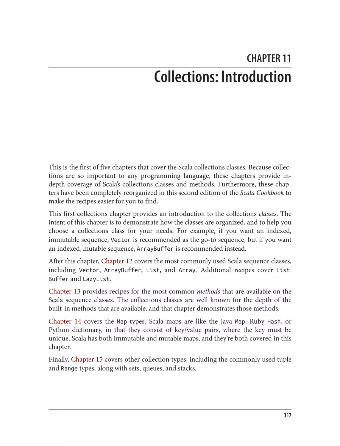 Chapter 11. Collections