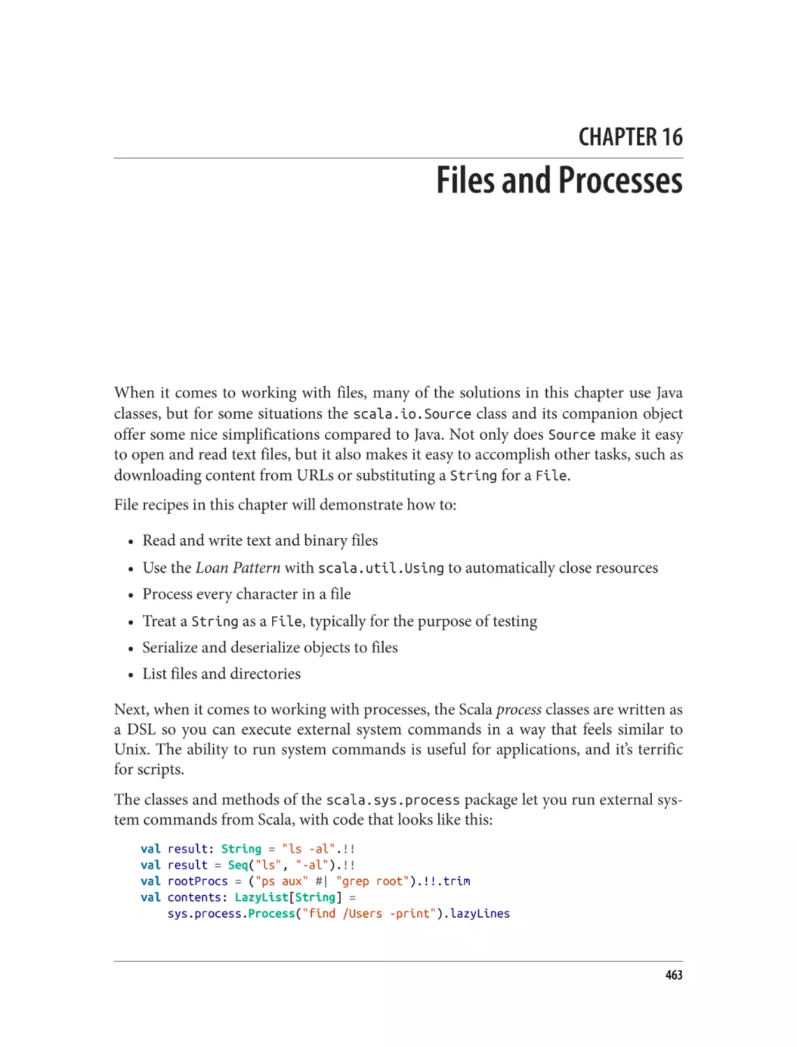 Chapter 16. Files and Processes