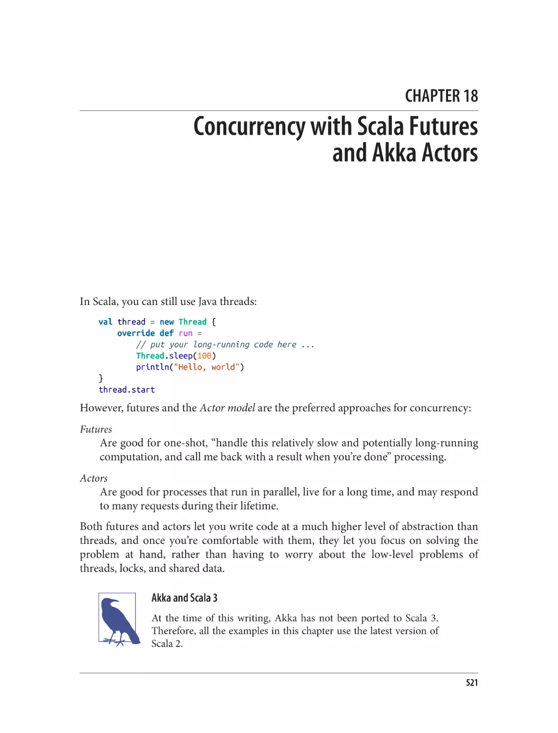 Chapter 18. Concurrency with Scala Futures and Akka Actors