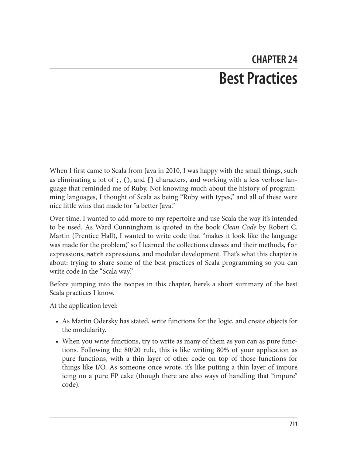 Chapter 24. Best Practices