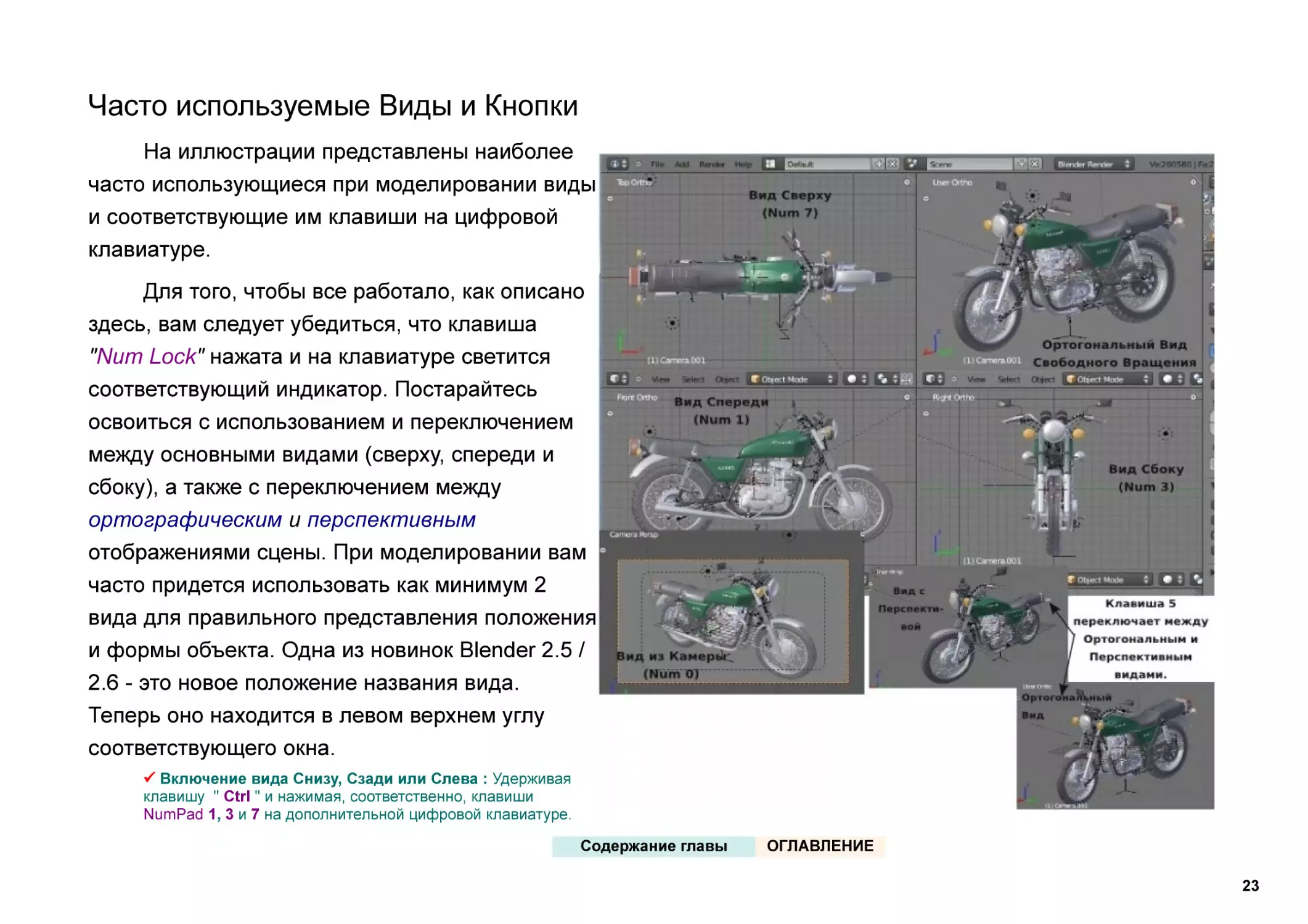 Часто используемые Виды и Кнопки