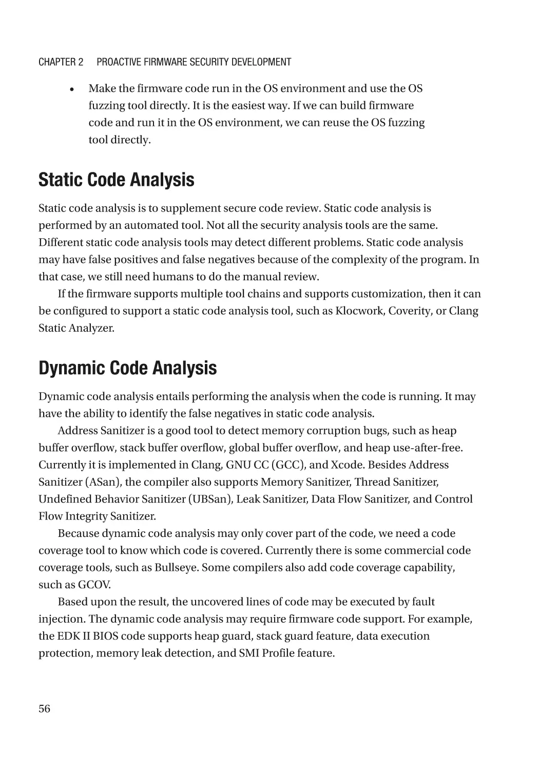 Static Code Analysis
Dynamic Code Analysis