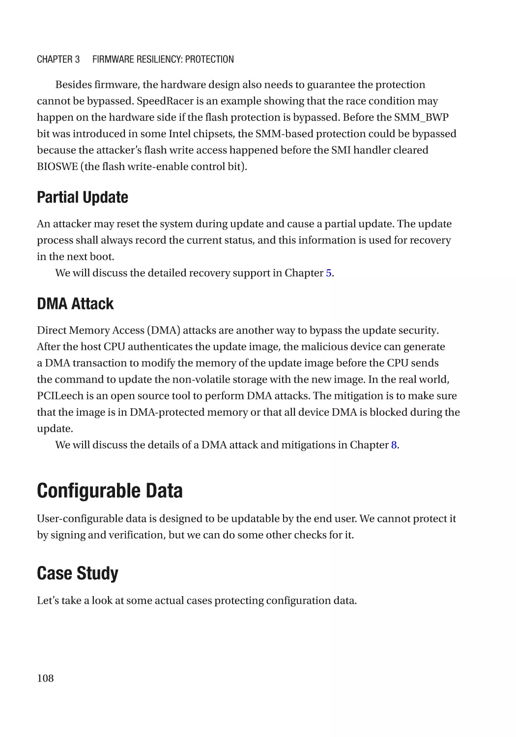 Partial Update
DMA Attack
Configurable Data
Case Study
