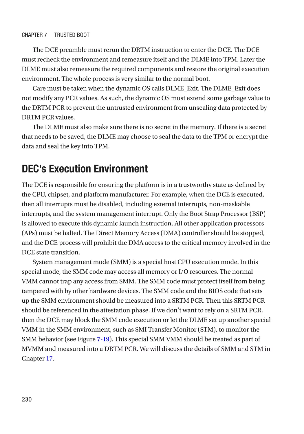 DEC’s Execution Environment