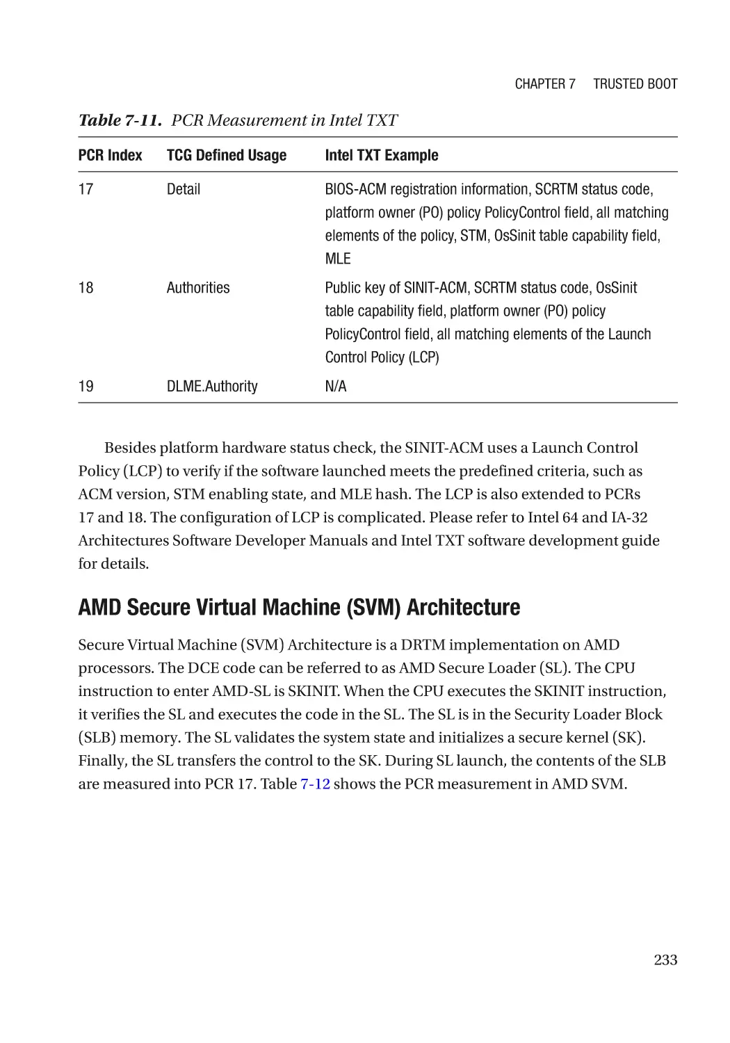 AMD Secure Virtual Machine (SVM) Architecture