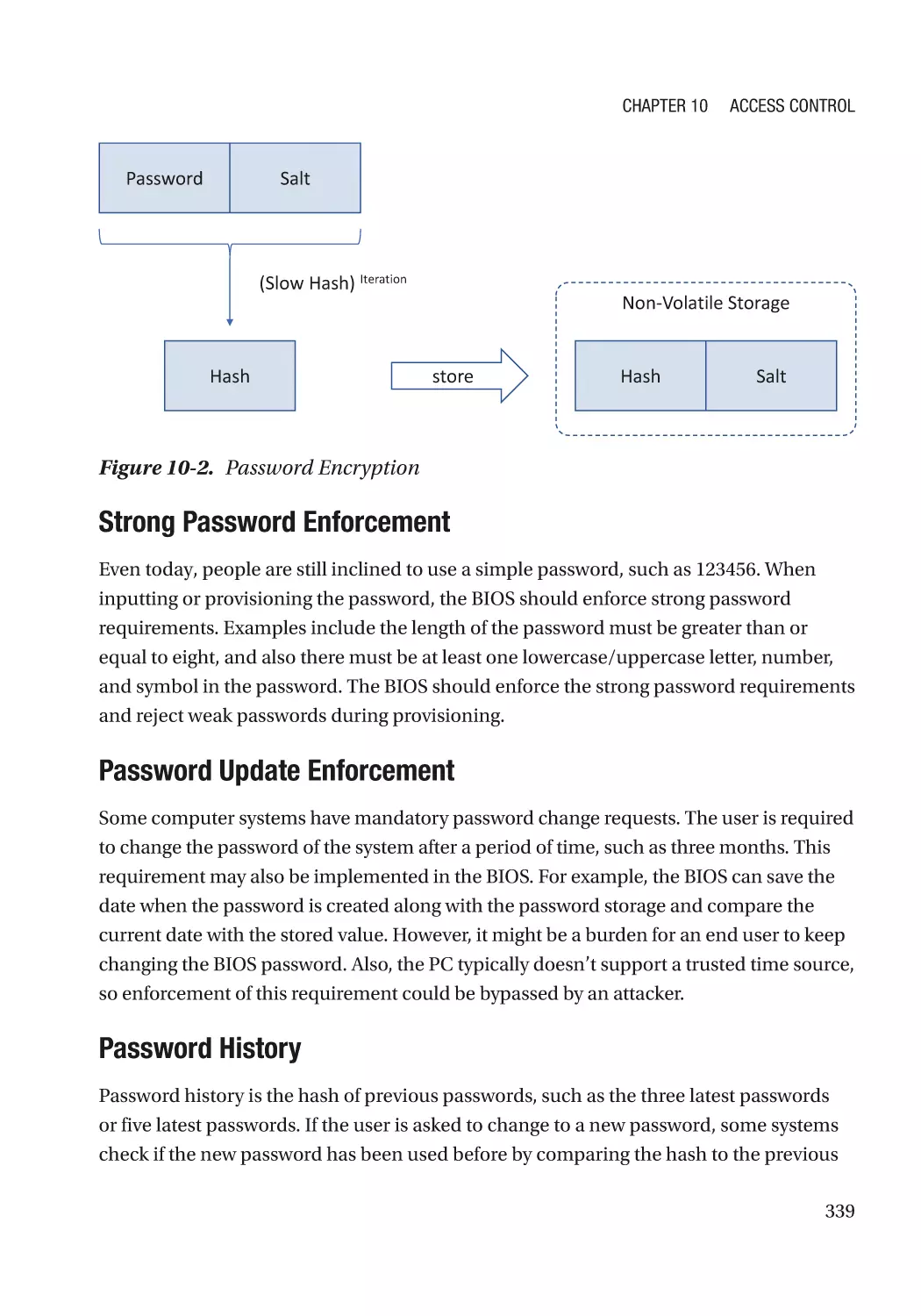 Strong Password Enforcement
Password Update Enforcement
Password History
