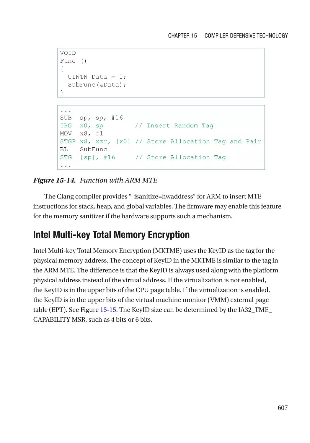 Intel Multi-key Total Memory Encryption