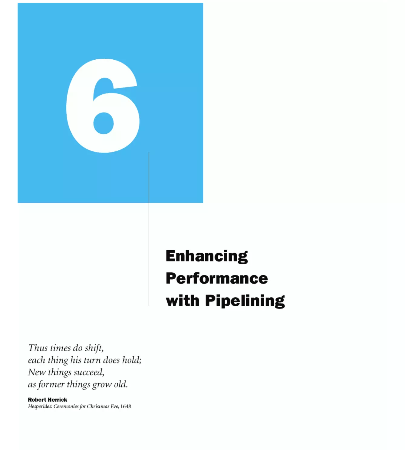 6. Enhancing Performance with Pipelining