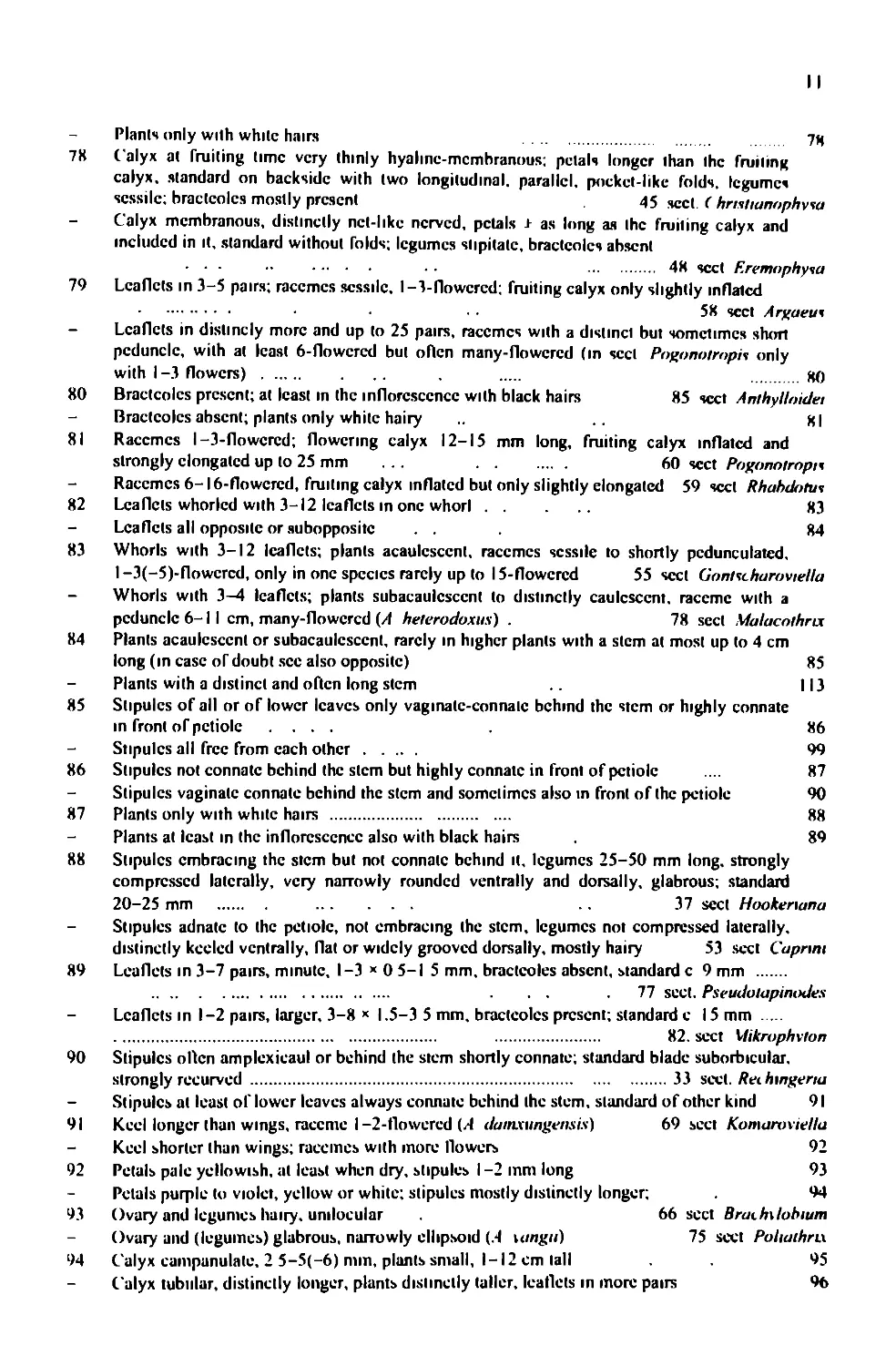 A taxonomic revision of the genus Astragalus L. (Leguminosae) in the ...