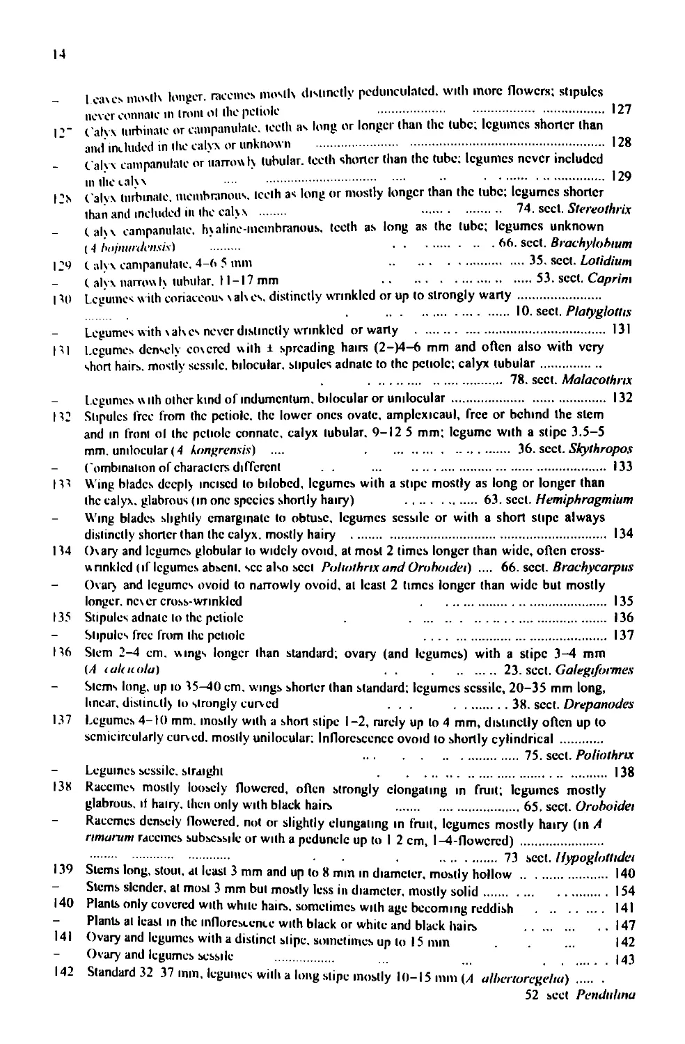 A taxonomic revision of the genus Astragalus L. (Leguminosae) in the ...