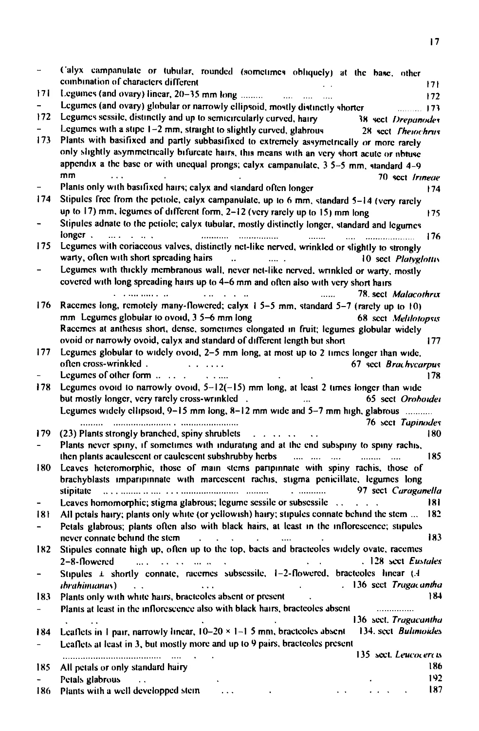 A taxonomic revision of the genus Astragalus L. (Leguminosae) in the ...