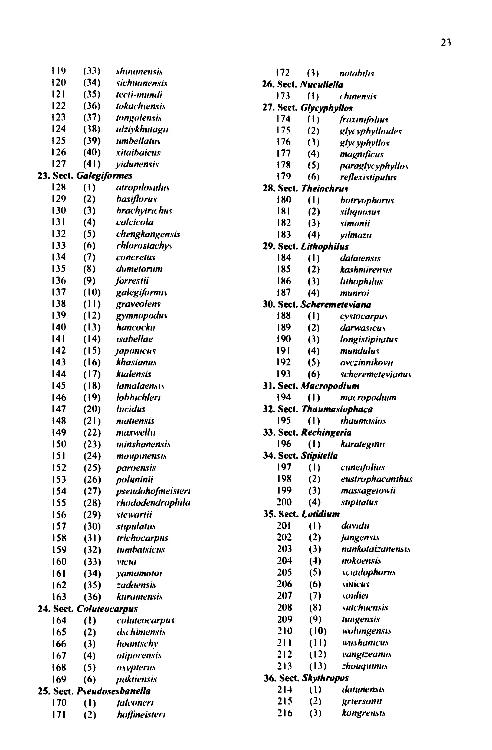 A taxonomic revision of the genus Astragalus L. (Leguminosae) in the ...