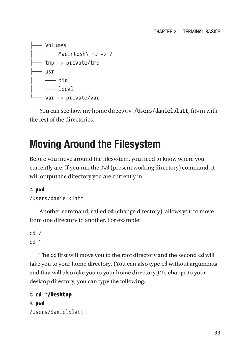 Moving Around the Filesystem