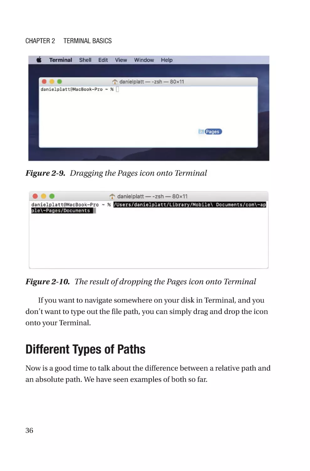 Different Types of Paths