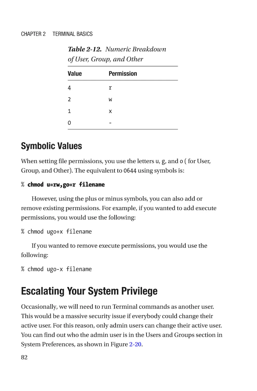 Symbolic Values
Escalating Your System Privilege