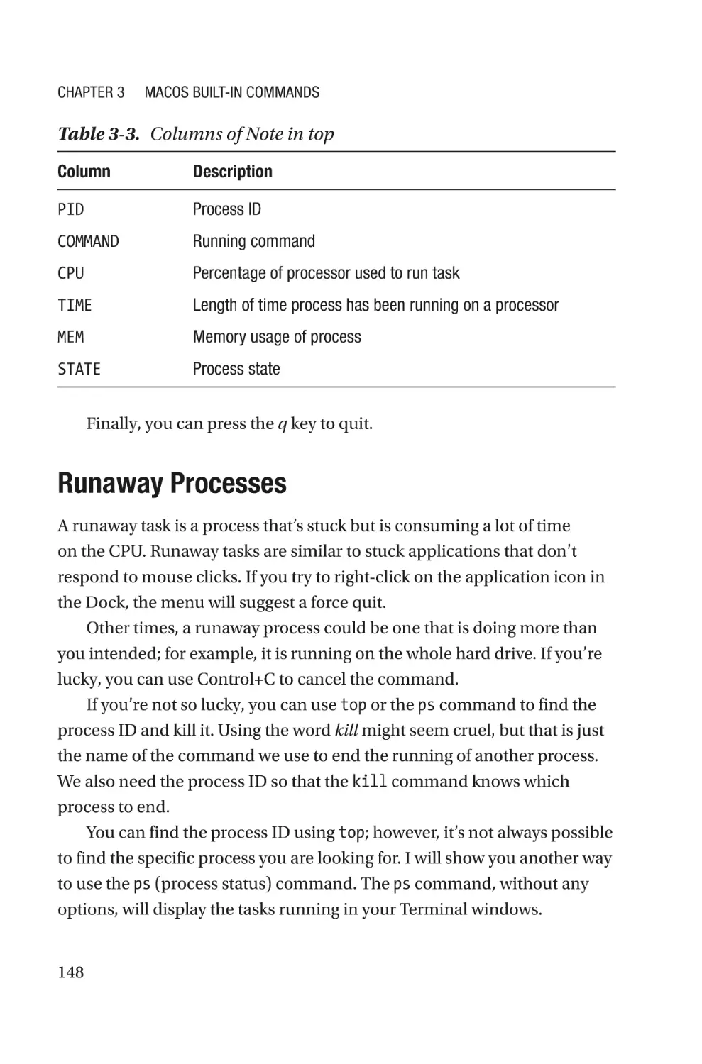 Runaway Processes