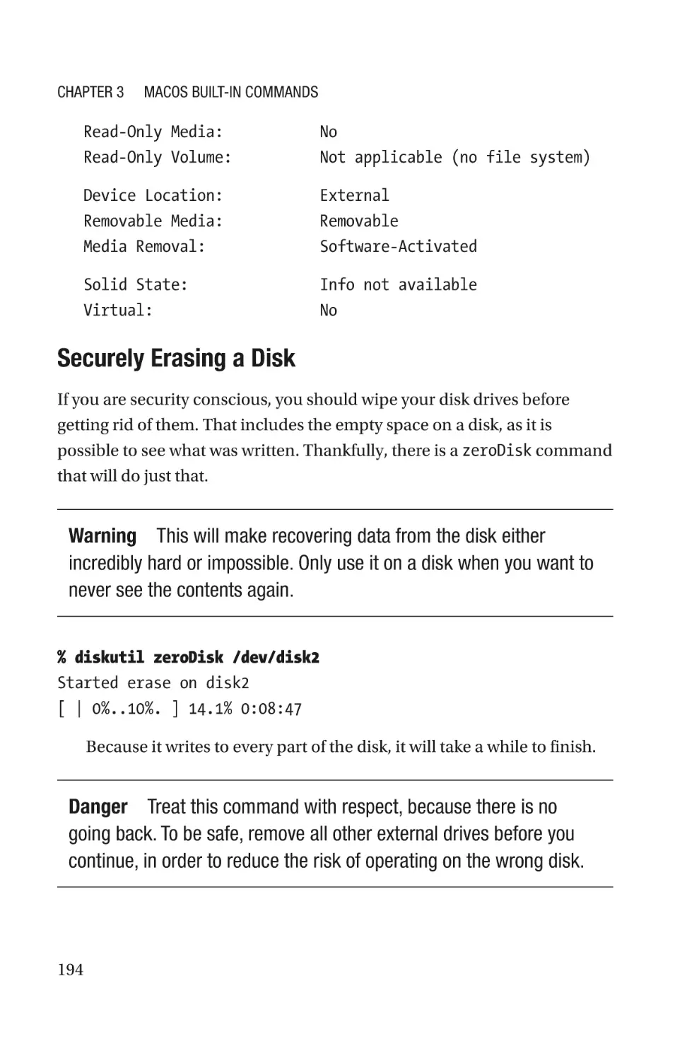 Securely Erasing a Disk