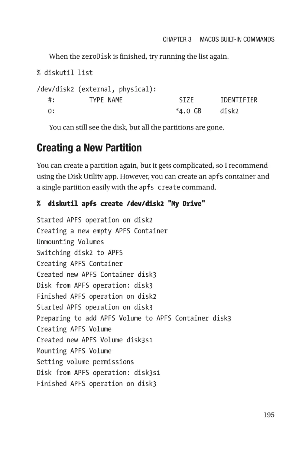 Creating a New Partition