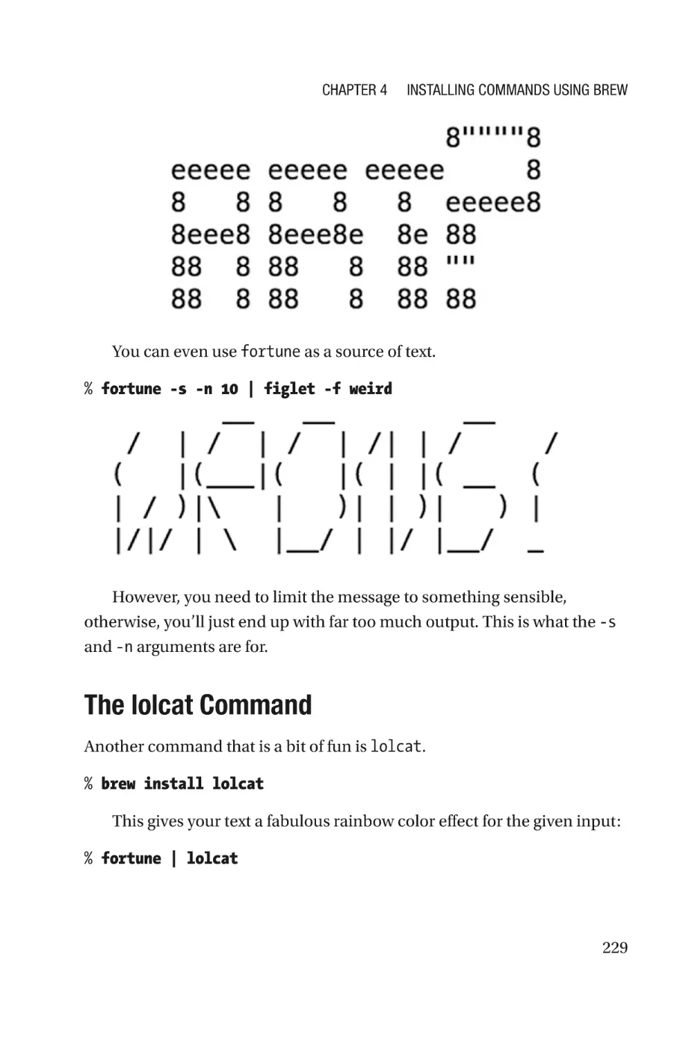 The lolcat Command