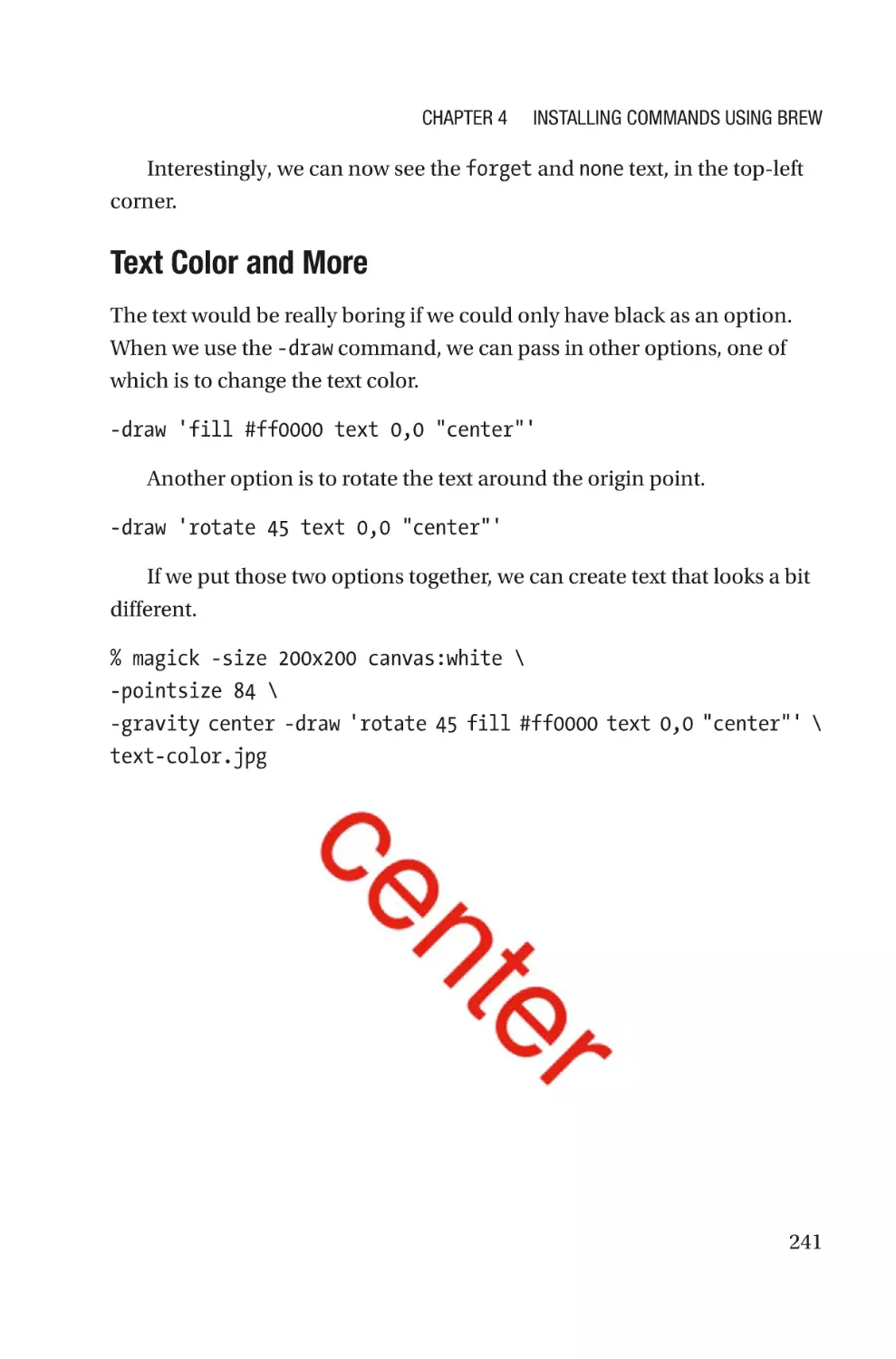 Text Color and More