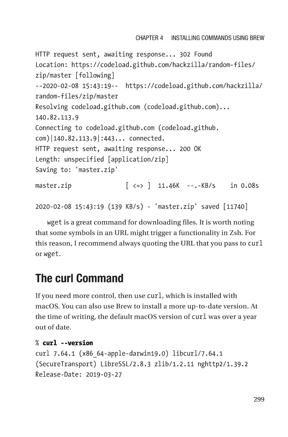 The curl Command