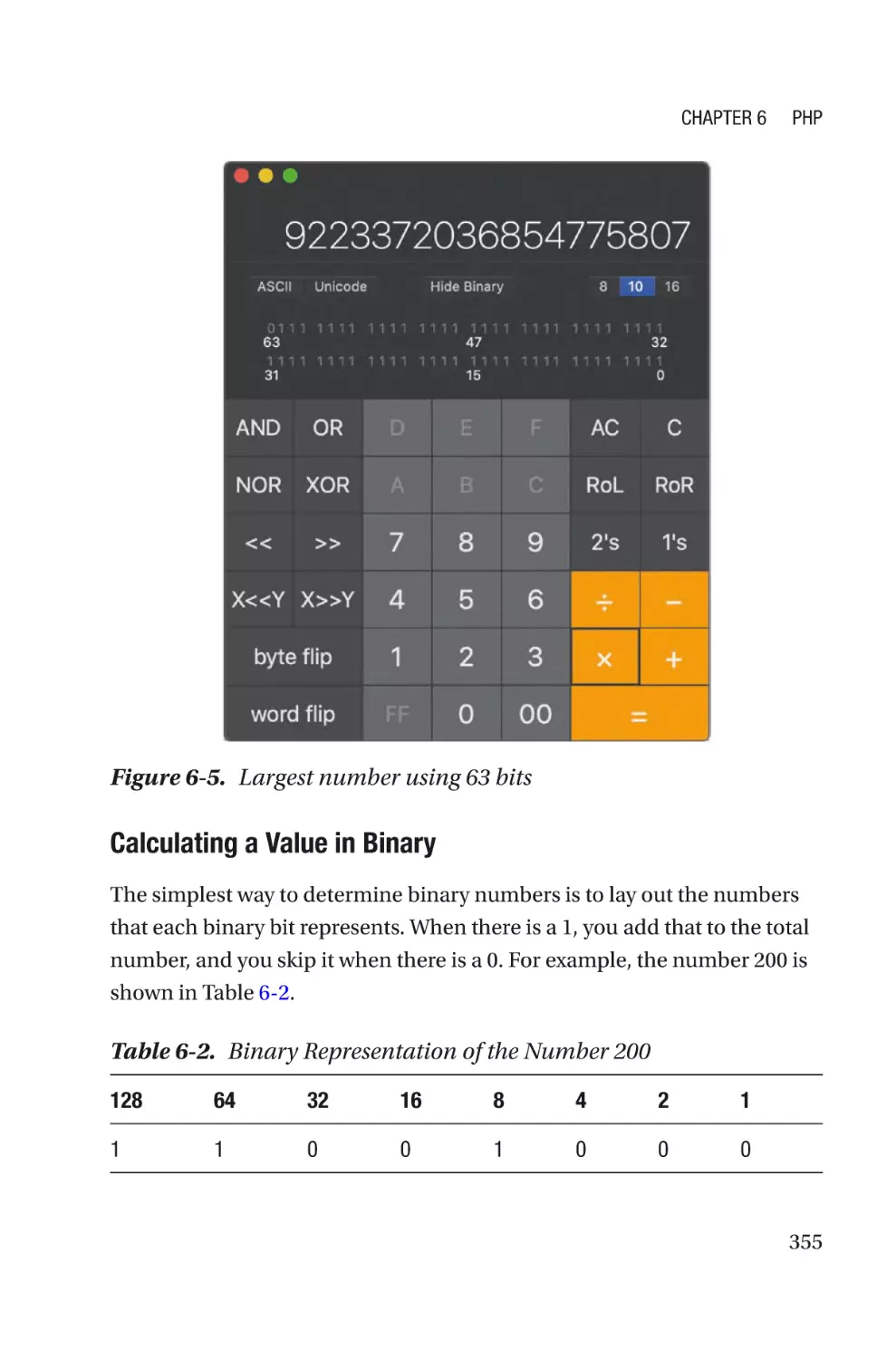 Calculating a Value in Binary