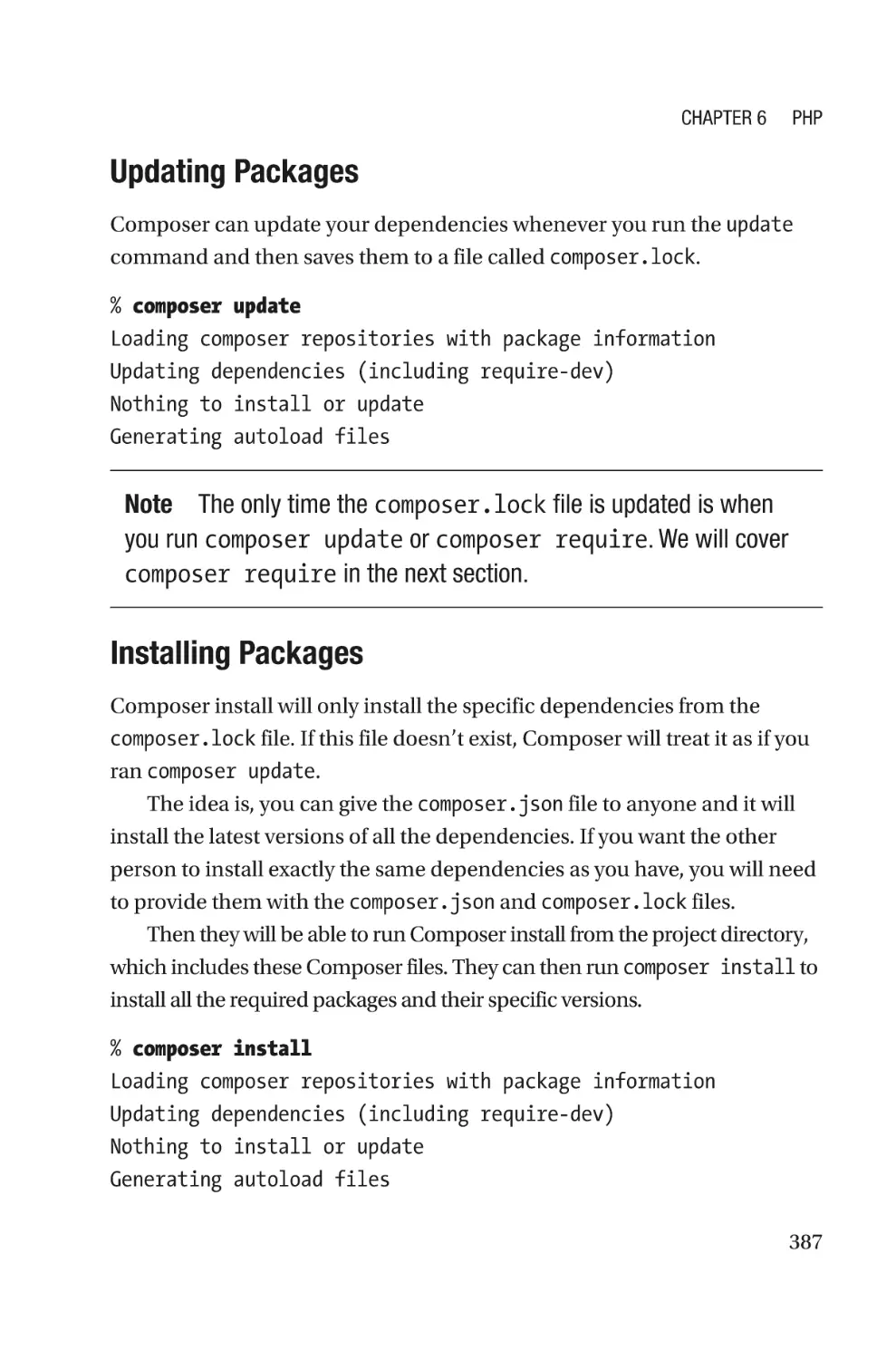 Updating Packages
Installing Packages