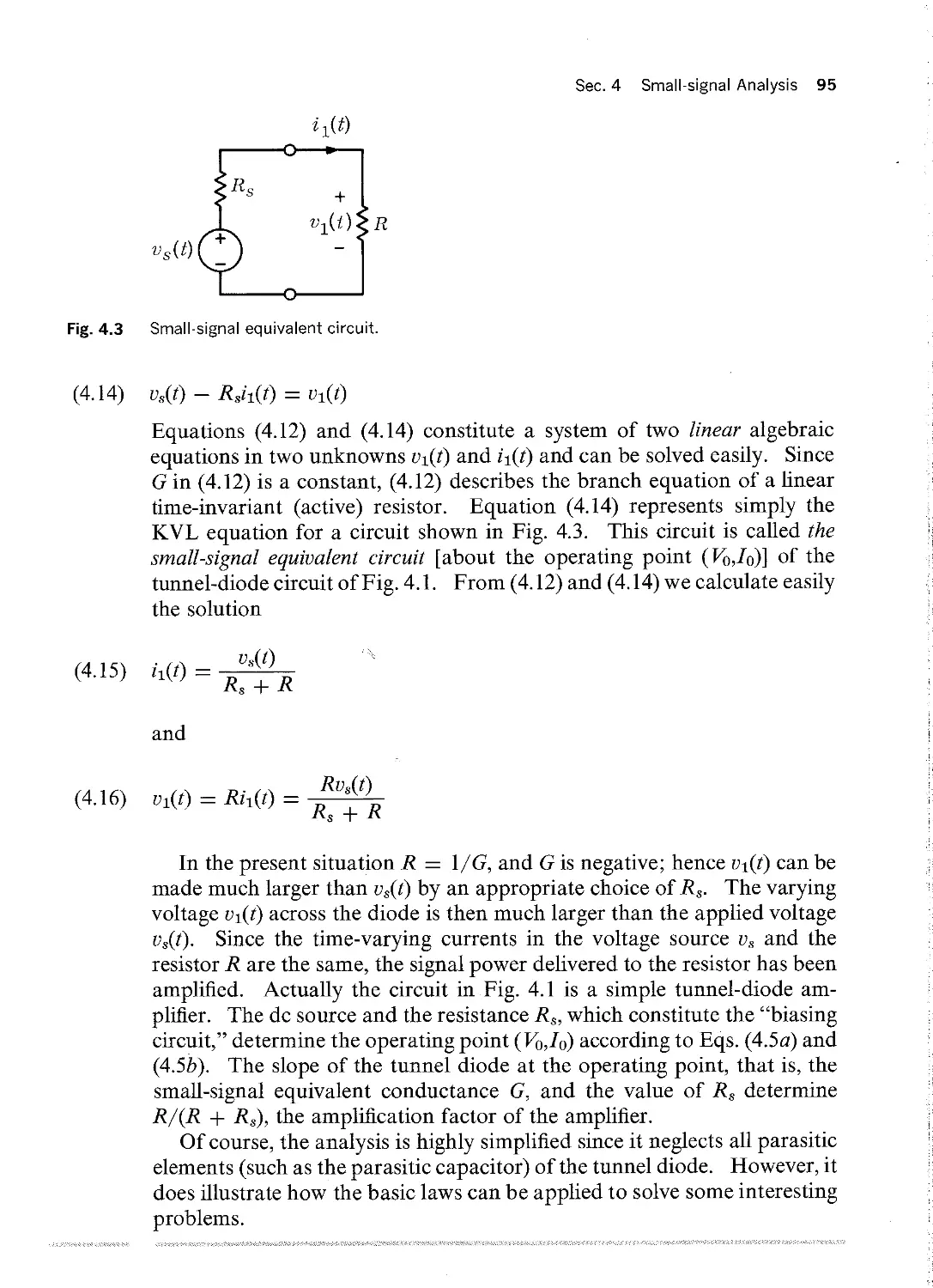 4.3 - Networks Functions and Sinusoidal Steady State