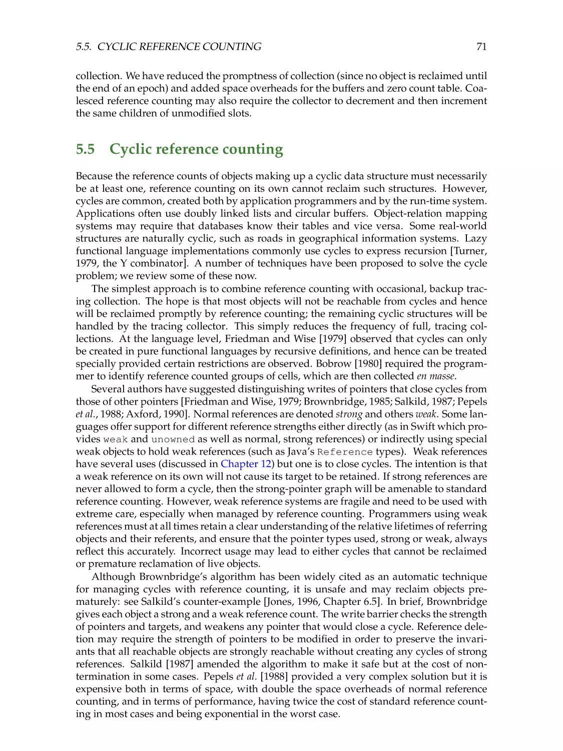 5.5. Cyclic reference counting