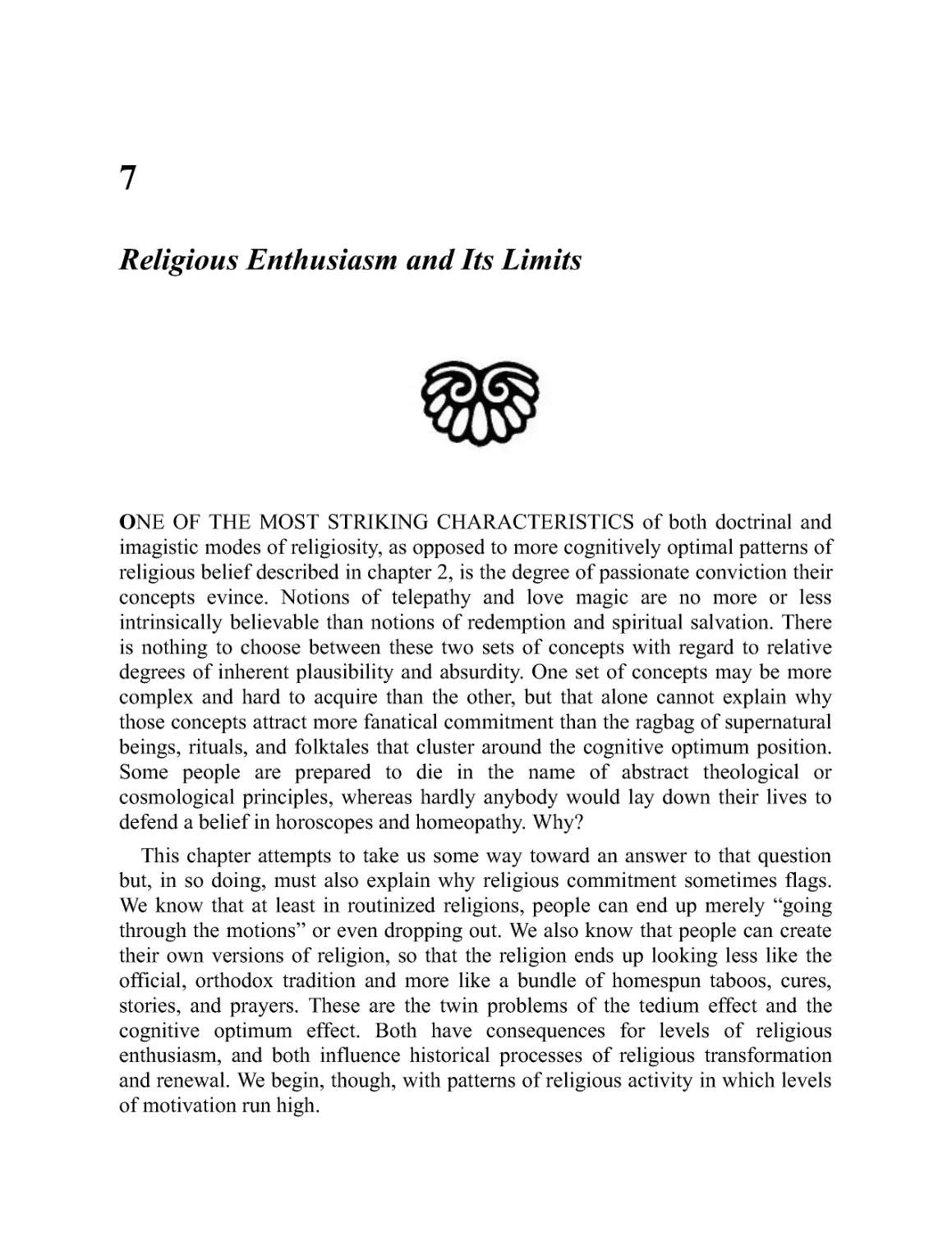 7 - Religious Enthusiasm and Its Limits