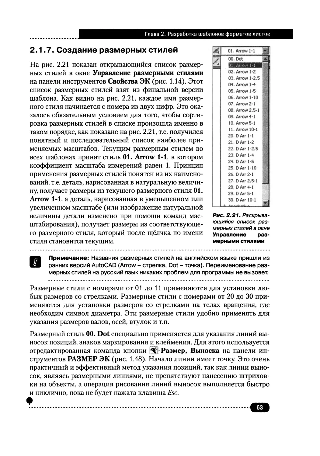 2.1.7. Создание размерных стилей