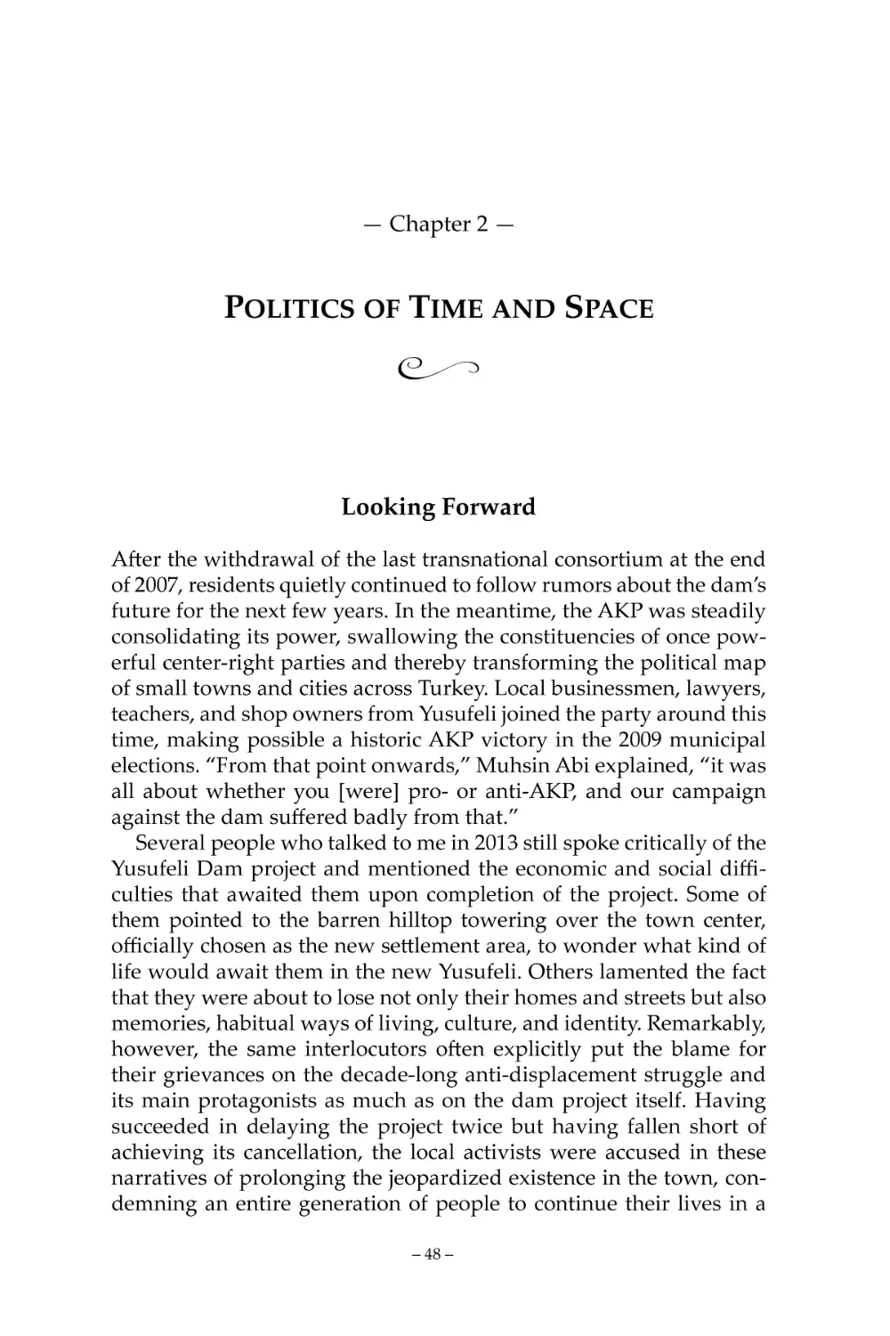 Chapter 2 — POLITICS OF TIME AND SPACE