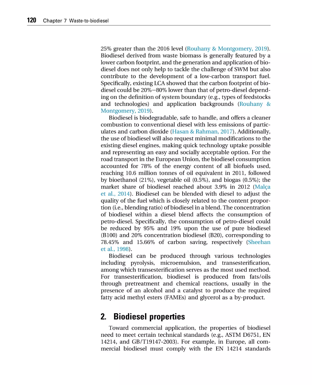 2. Biodiesel properties