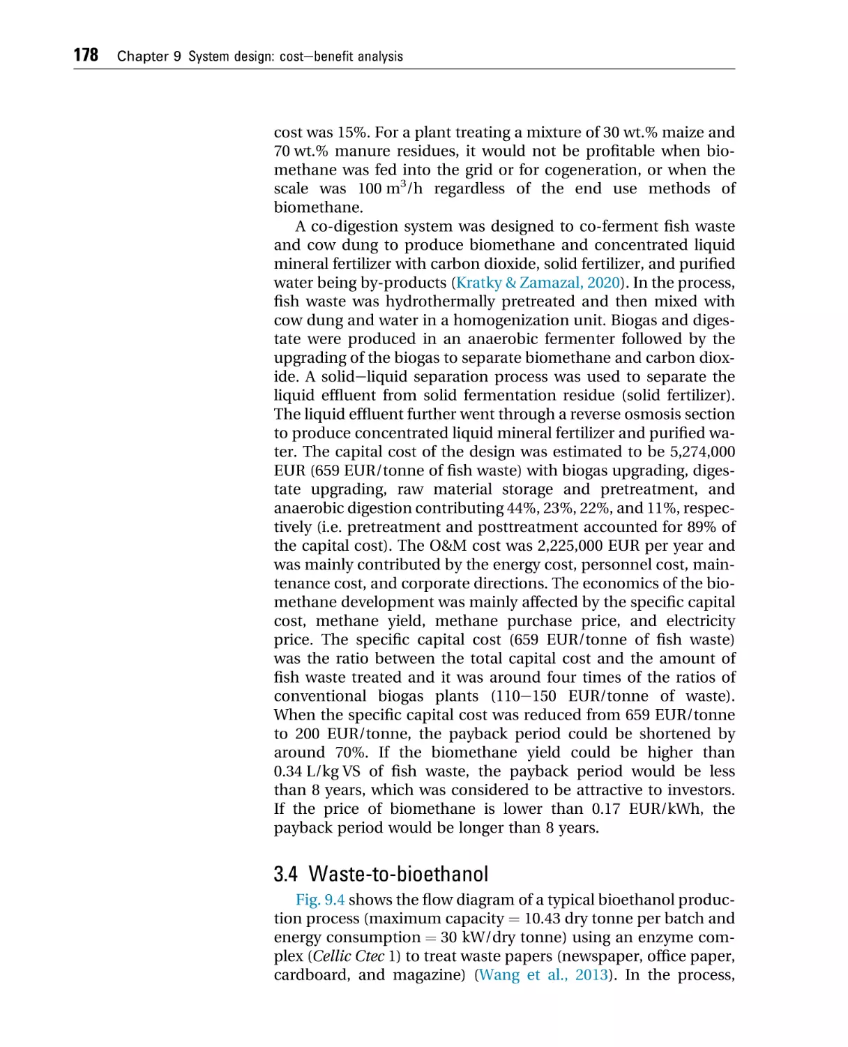 3.4 Waste-to-bioethanol