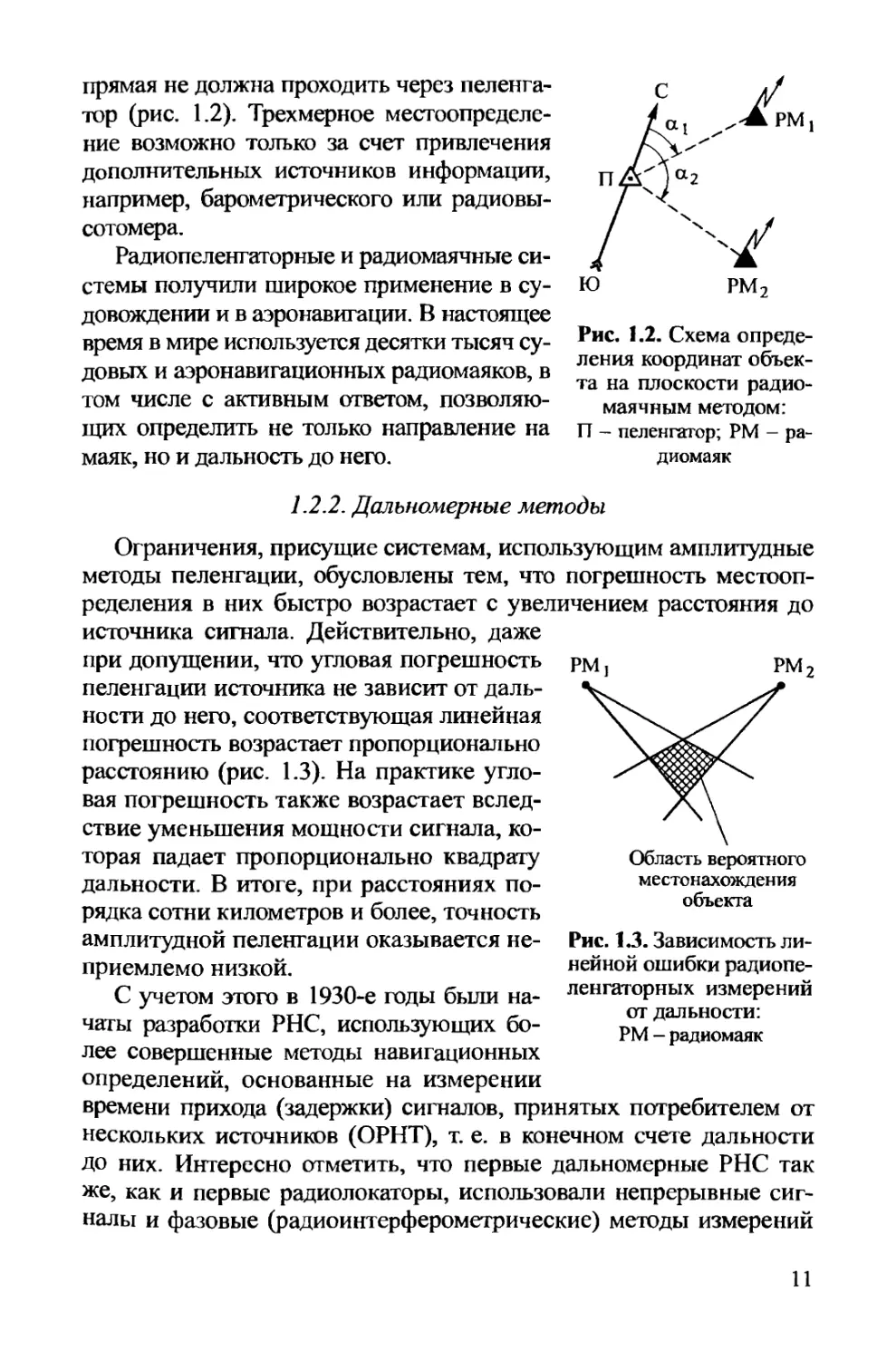 1.2.2. Дальномерные методы