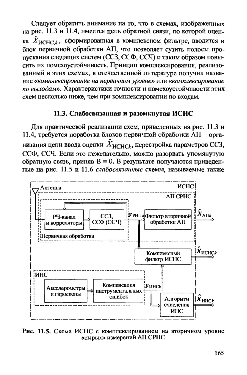 11.3. Слабосвязанная и разомкнутая ИСНС