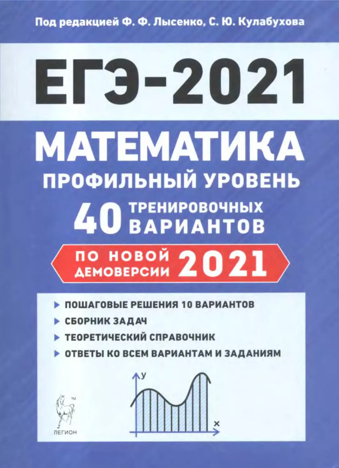 Математика. Подготовка к ЕГЭ-2021. Профильный уровень. 40 тренировочных вариантов