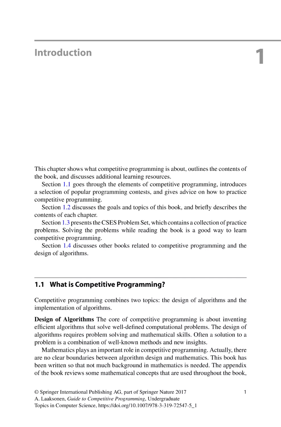 1 Introduction
1.1 What is Competitive Programming?