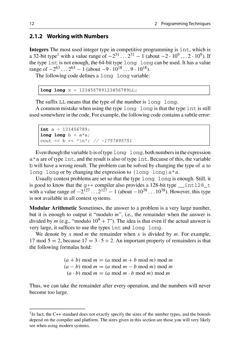 2.1.2 Working with Numbers