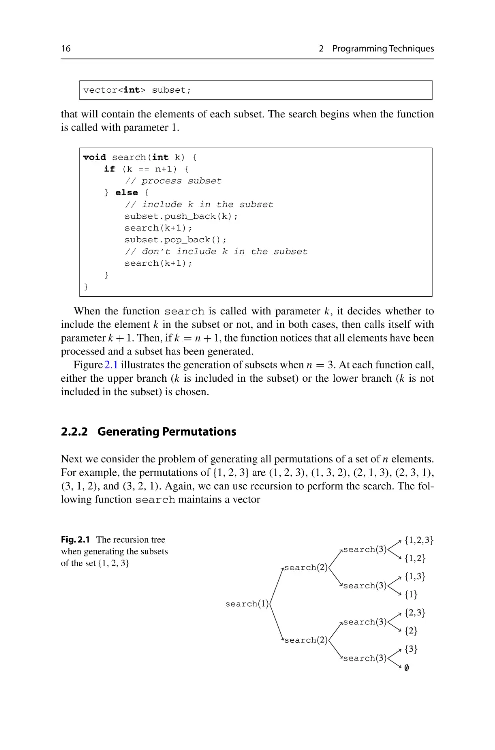 2.2.2 Generating Permutations