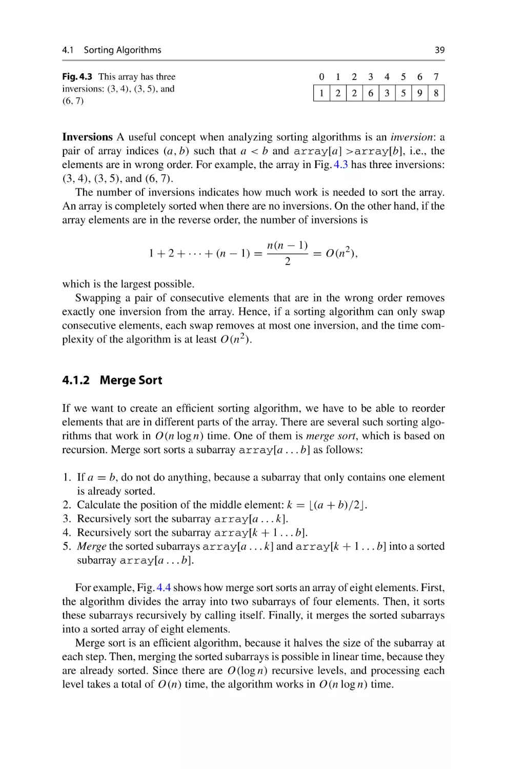 4.1.2 Merge Sort