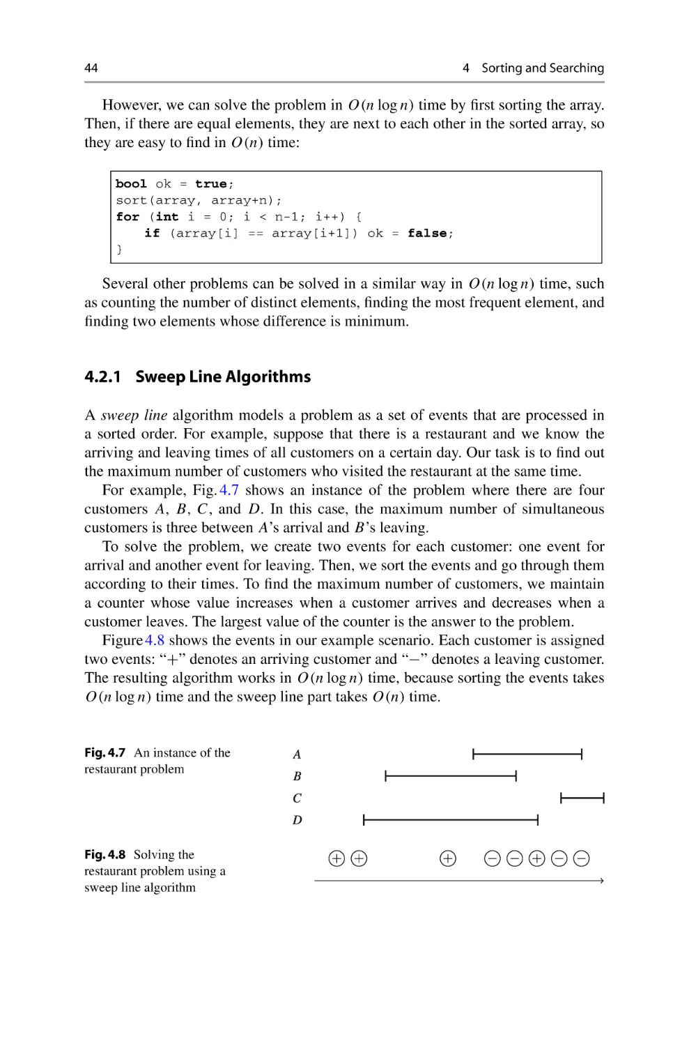 4.2.1 Sweep Line Algorithms